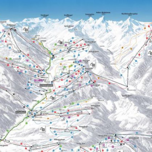CLUBHAUS × NAAFY PISTE Pistekaart Serfaus Fiss Ladis