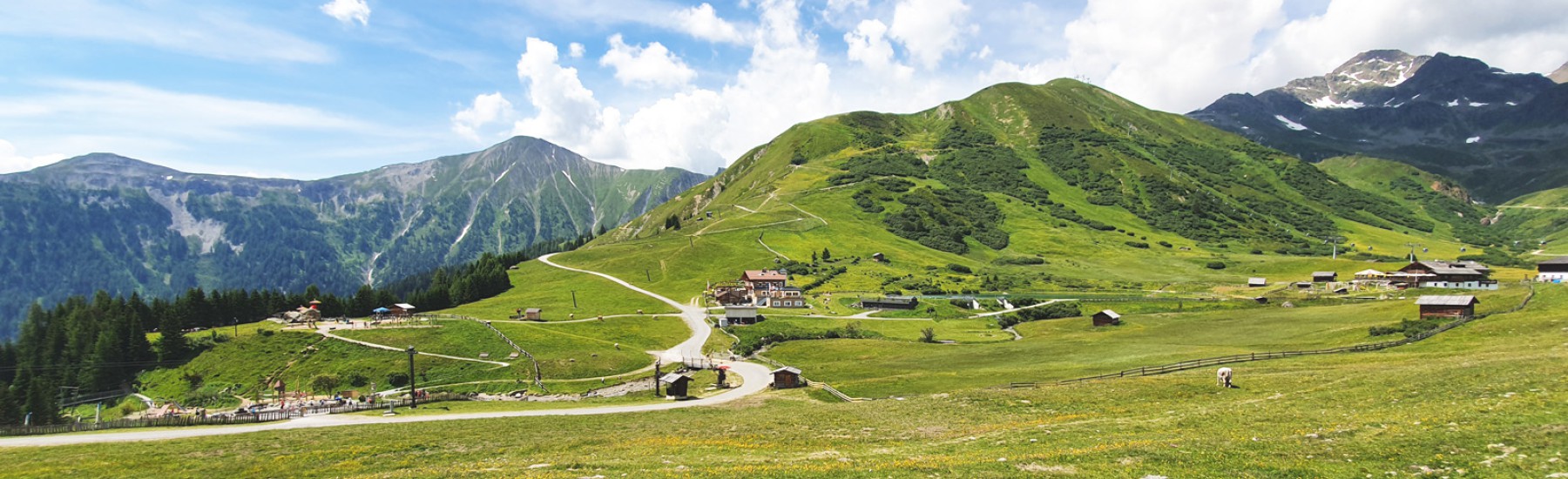 Serfaus zomer landschap